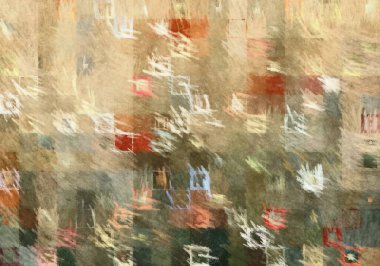 Soyut Geometrik Arkaplan. Optik İllüzyonlu Desen.