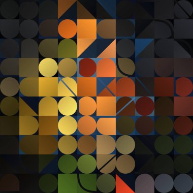 Soyut Geometrik Arkaplan. Optik İllüzyonlu Desen.