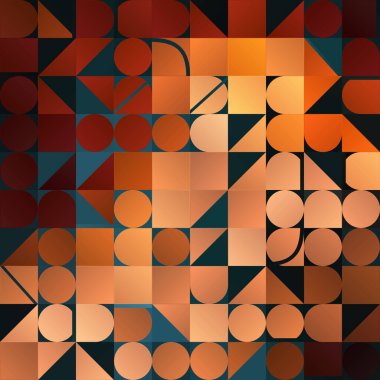 Soyut Geometrik Arkaplan. Optik İllüzyonlu Desen.