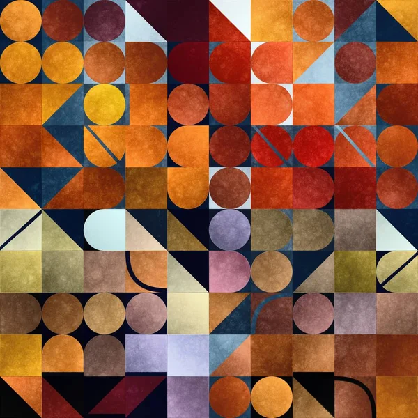 Abstrakter Geometrischer Hintergrund Muster Mit Optischer Täuschung — Stockfoto