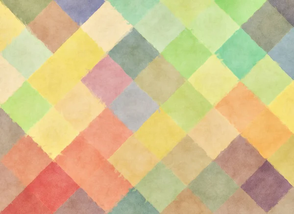 摘要彩色几何背景 瓷砖艺术 — 图库照片