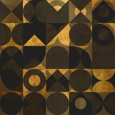 Soyut Geometrik Arkaplan. Optik İllüzyonlu Desen.