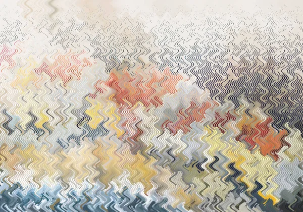 Zigzag Coloré Abstrait Motif Géométrique Ondulé — Photo