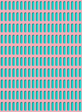 Ovallardan soyut Geometrik Arkaplan. Döşeme sanatı.