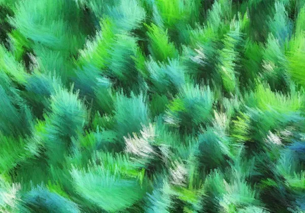 Абстрактные Лилии Долины Мелом Весной — стоковое фото