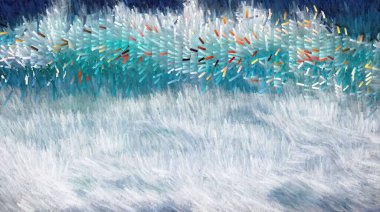 Soyut Geometrik Arkaplan. Optik İllüzyonlu Desen.