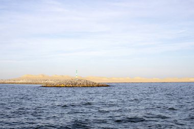 Marker Wadden'deki kumullar, insan yapımı Hollanda takımadaları.