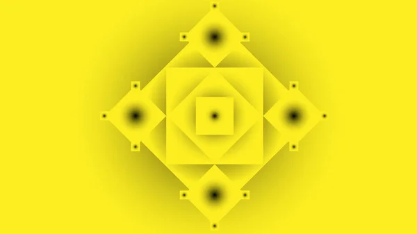 노란색 사각형 — 스톡 사진