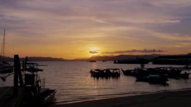 Malezya. Langkawi. Görünümler. Timelapse.