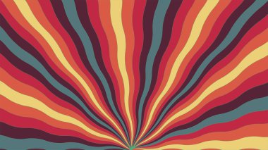 Vektör arka plan bir alttan yukarı gidiş eğri renk satırlarından