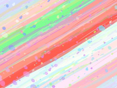 Fırça parmak izleri oluşan renk arka plan vektör çizim