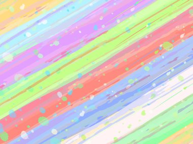 Fırça parmak izleri oluşan renk arka plan vektör çizim