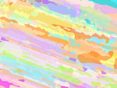 Fırça parmak izleri oluşan renk arka plan vektör çizim