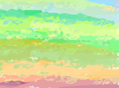 Fırça parmak izleri oluşan renk arka plan vektör çizim