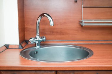 Bir banyo bir lavaboda fotoğraf