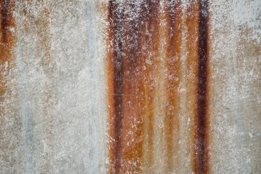 Eski paslı mektup lekeleri ile demir doku