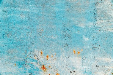 Mavi boyalı duvar dokusu