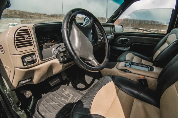 Foto do painel no carro — Fotografia de Stock