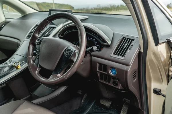 Foto do painel no carro — Fotografia de Stock