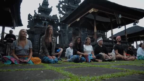 Pampatan Rendang Karangasem Regancy Bali Indonésia Julho 2020 Vídeo Pessoas — Vídeo de Stock