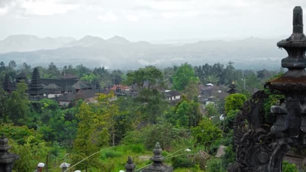 Pampatan Rendang Karangasem Regancy Bali Indonesien Juli 2020 Utsikt Från — Stockvideo