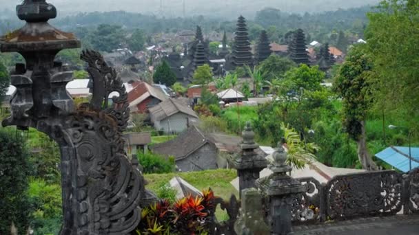 Pampatan Rendang Karangasem Regancy Bali Indonésia Julho 2020 Vista Topo — Vídeo de Stock