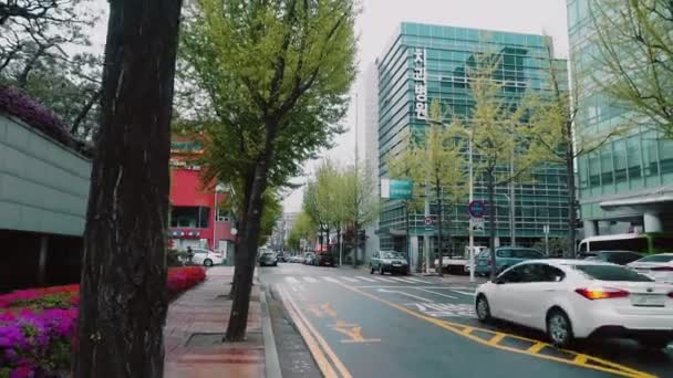 Seúl Corea Del Sur Mayo 2019 Una Calle Centro Seúl — Vídeo de stock