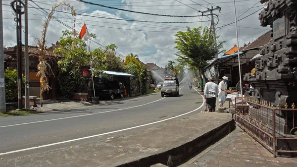 Desa Munggu Mengwi Kabupaten Badung Bali Indonésia Setembro 2020 Carro — Fotografia de Stock