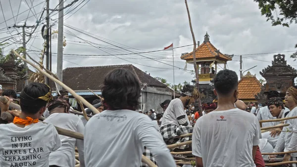 Desa Munggu Mengwi Kabupaten Badung Bali Indonesien September 2020 Ceremoni — Stockfoto