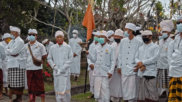 Desa Munggu Mengwi Kabupaten Badung Bali Indonesien September 2020 Ceremoni — Stockfoto