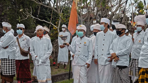 Desa Munggu Mengwi Kabupaten Badung Bali Indonesien September 2020 Ceremoni — Stockfoto