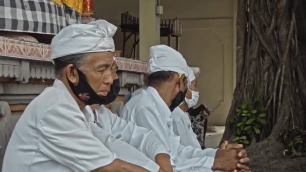 Desa Munggu Mengwi Kabupaten Badung Bali Indonesien September 2020 Kleines — Stockvideo