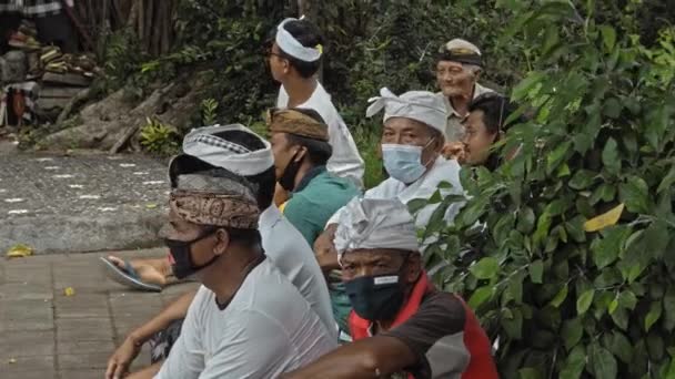 Desa Munggu Mengwi Kabupaten Badung Bali Indonesia Septiembre 2020 Pequeño — Vídeo de stock