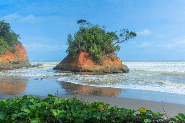 Keindahan Pantai Dalam Perjalanan Saya Bengkul Indonesia Tempat Yang Indah — Stok Foto