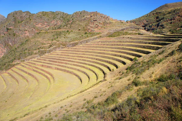 Terrazas Utilizadas Por Imperio Inca Para Agricultura Siglo — Foto de Stock