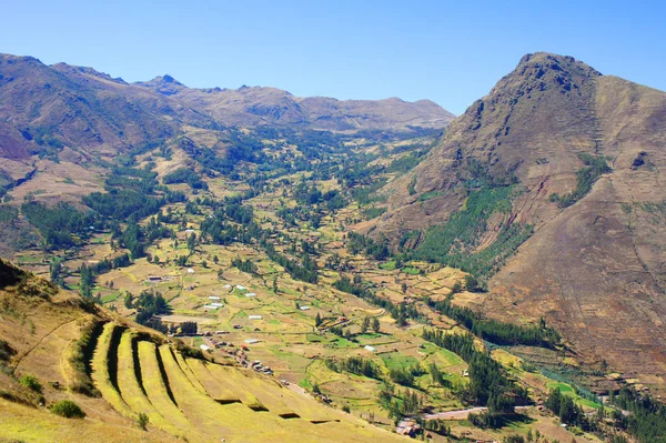 Vallée Sacrée Une Zone Importante Pour Agriculture Empire Inca — Photo