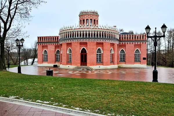 Moscou Rússia Tsaritsyno Novembro 2018 Terceiro Corpo Cavalaria Conjunto Palácio — Fotografia de Stock