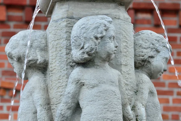 Fountain Putti German Sculptor Stanislaus Kauer 1908 Kaliningrad Formerly Koenigsberg — Stock Photo, Image