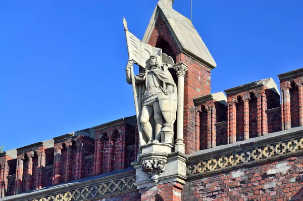 Rzeźba Dowódca Friedrich Von Zollern Friedland Gate Kaliningrad Dawniej Konigsberg — Zdjęcie stockowe