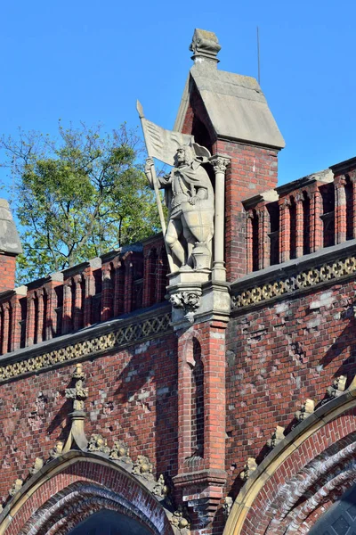 Friedland Kapısı Koenigsberg Neo Gotik Yüzyıl Tahkimatı Kaliningrad Koenigsberg Önce — Stok fotoğraf