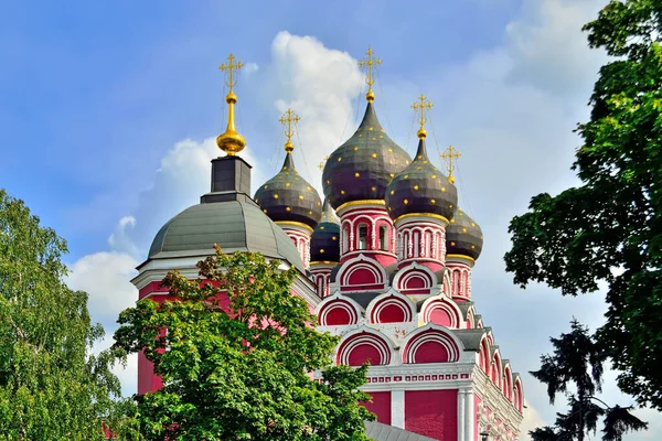 Moscou Rússia Agosto 2020 Igreja Ícone Tikhvin Mãe Deus Dia — Fotografia de Stock