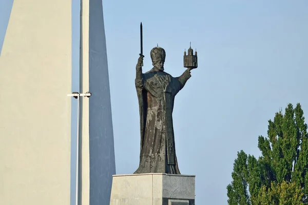 Kaliningrad Rusko Září 2020 Památník Mikuláše Wonderworker Symbol Města Kaliningrad — Stock fotografie