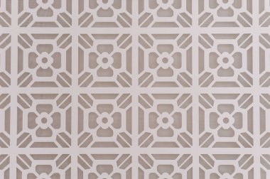 Desen gri arka plan üzerinde beyaz çiçek