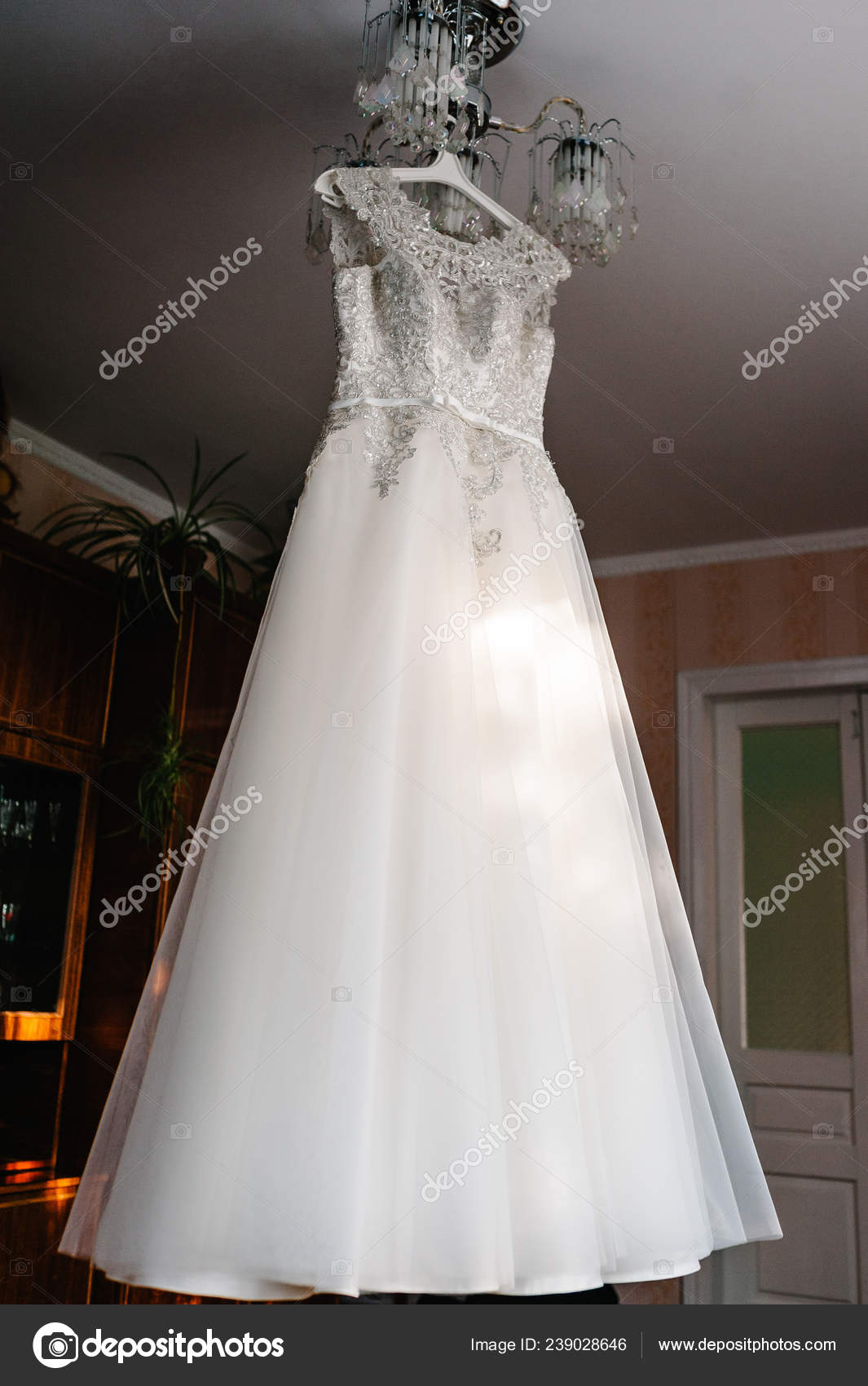 classic silk wedding dress