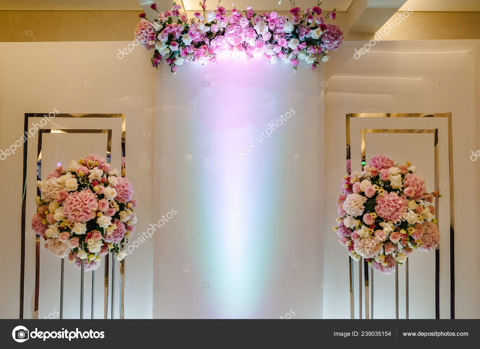 Pastel Colors Decorative Flower Vase 