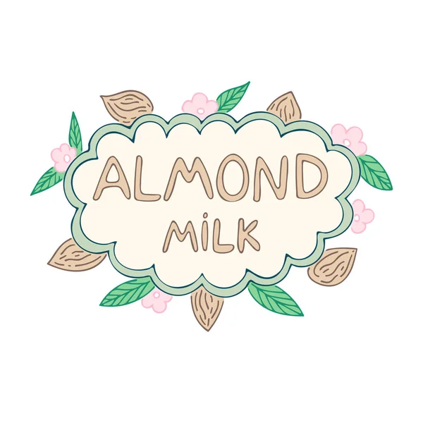 ᐈ Almond milk drawing stock vectors, Royalty Free almond milk