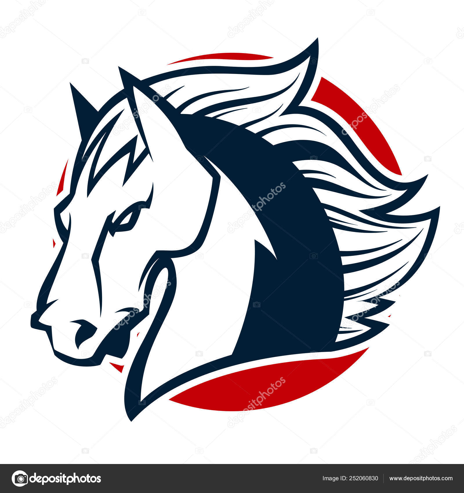 Horses Mascot  Mascot, Esports logo, Logo concept