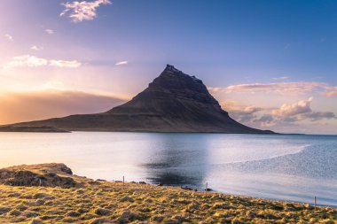 Snaefellsjoekull - 02 Mayıs 2018: Kirkufjell Dağı Snaefellsjoekull Milli Parkı, İzlanda