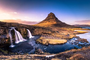Snaefellsjoekull - 02 Mayıs 2018: Kirkufjell Dağı Snaefellsjoekull Milli Parkı, İzlanda