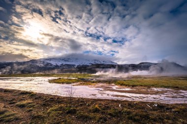 Geysir - May 03, 2018: Geysir, Iceland
